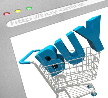 buy ONLINE - alışveriş sepeti web ekran