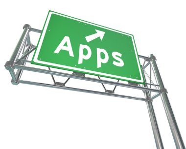 Otoban işareti - uygulama mağaza Apps kelime