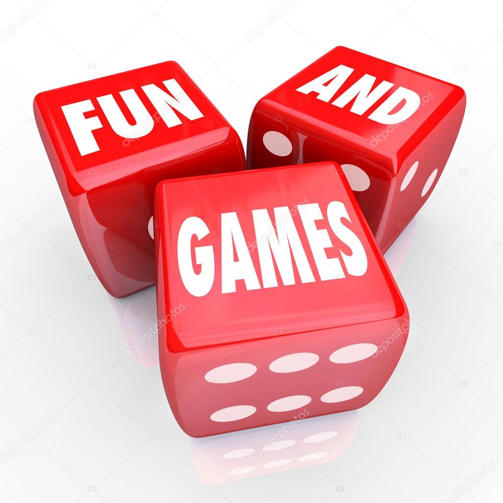 Fun and Games - Words on Three Red Dice