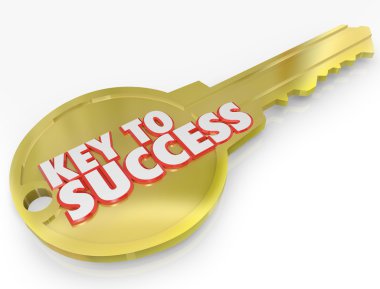 Key to Success Open Successful Career Life clipart