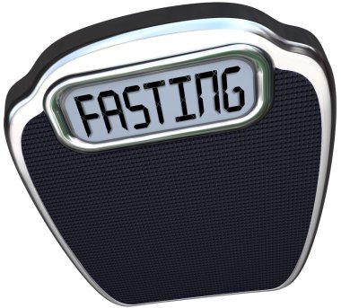 Fasting Word 5-2 Diet Fad Scale Overweight clipart