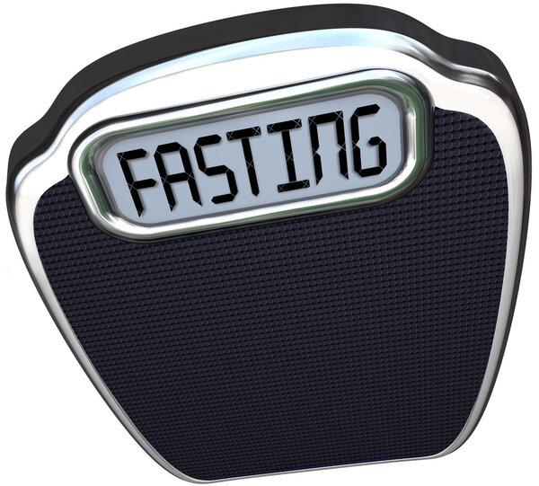 Fasting Word 5-2 Diet Fad Scale Overweight