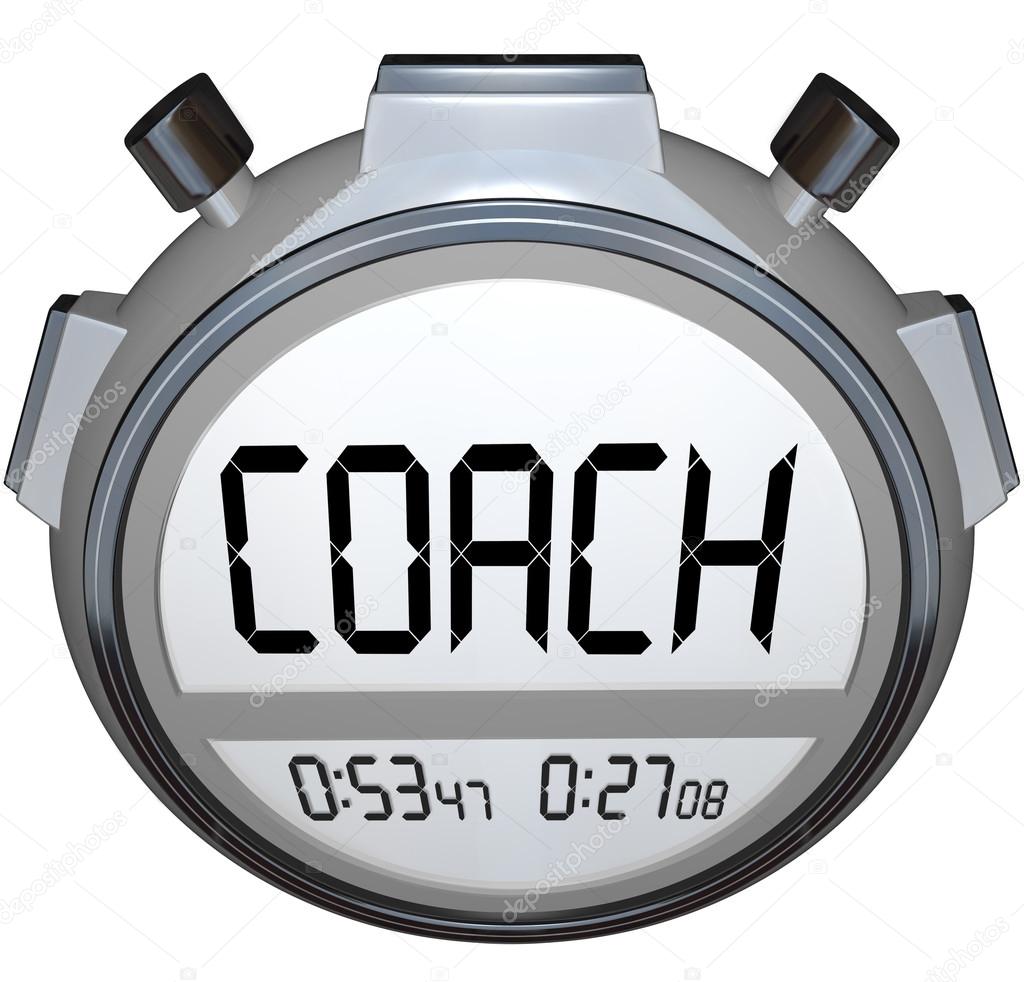 Coach Stopwatch Timer Train Skills for Achieving Success