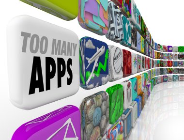 çok fazla apps yazılım programları fazlalığı fazlalık fazlalık
