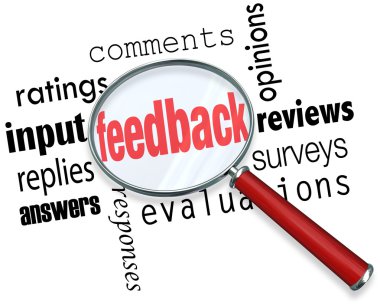 Feedback Magnifying Glass Input Comments Ratings Reviews clipart