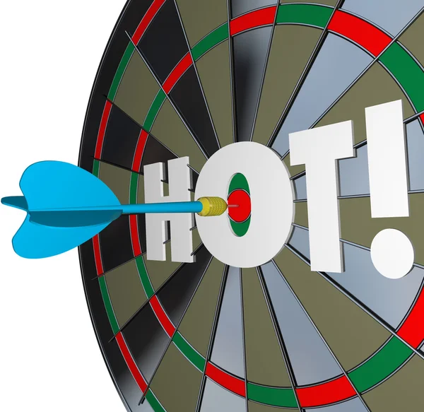 Hot Dart Popular Great Performance Dartboard — Stock Photo, Image