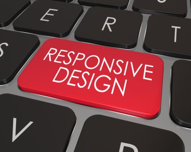 duyarlı tasarım bilgisayar klavye kırmızı anahtar Web sitesi geliştirme