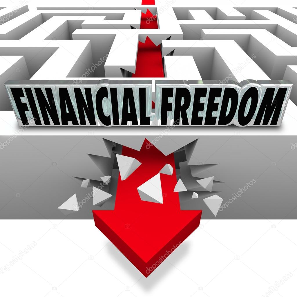 Financial Freedom Break Through Money Problems Bankruptcy Bills