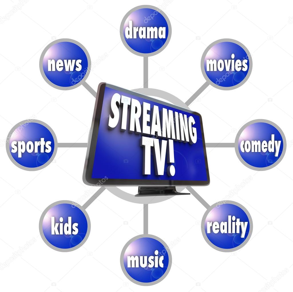 Streaming TV Content Entertainment Programs Movies Sports HDTV