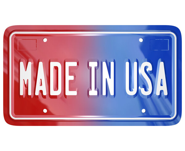 Сделано в США Лицензия Vanity Plate Car
