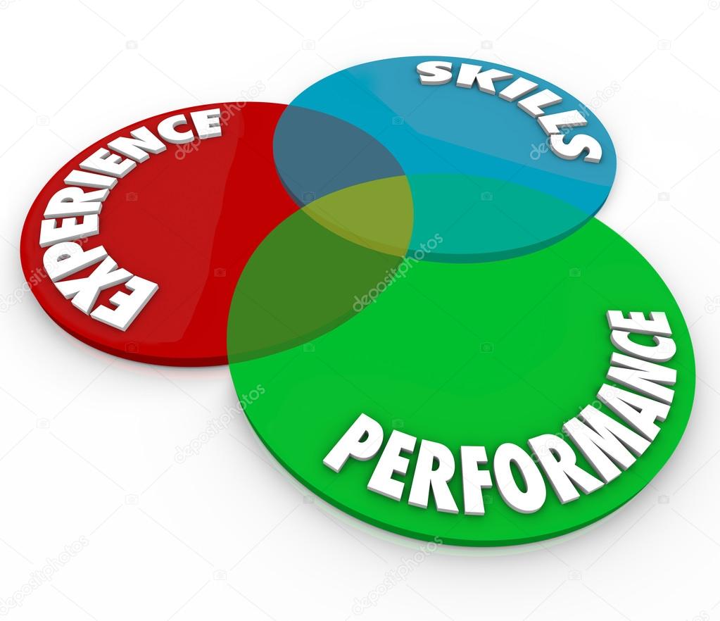 Experience Skills Performance Venn Diagram Employee Review