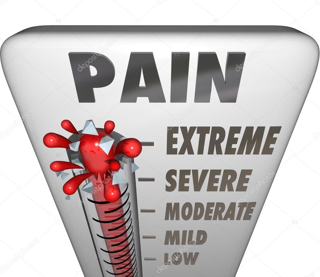 Max Pain Level Thermometer Painful Diagnosis Treatment