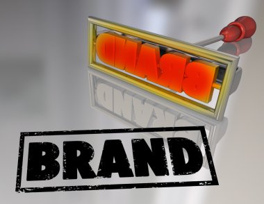 Brand Word Branding Iron Marketing Product Ownership clipart