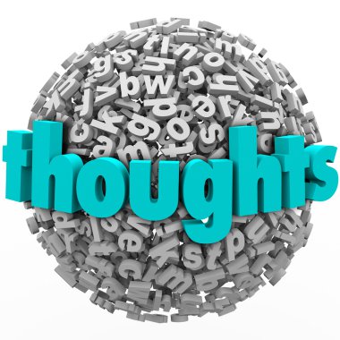 Thoughts Letter Sphere Comments Feedback Ideas clipart
