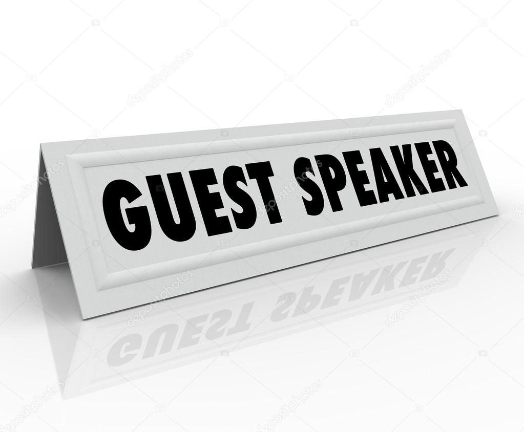 Guest Speaker Name Tent Card Presentation Panel Discussion Stock Regarding Tent Name Card Template Word