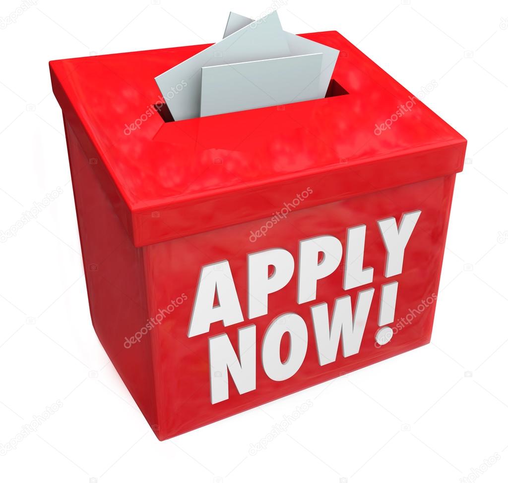 Apply Now Words Submission Box Application Job Loan