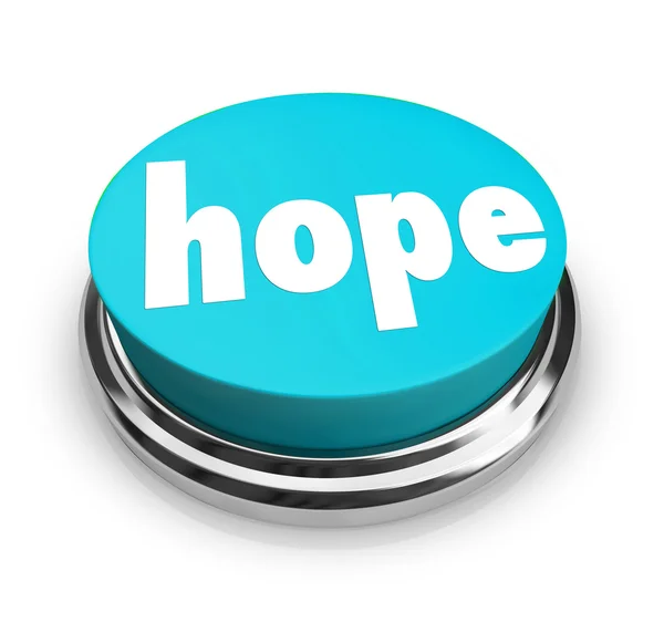 Hope Word Button Faith Spirituality Religion — Stock Photo, Image