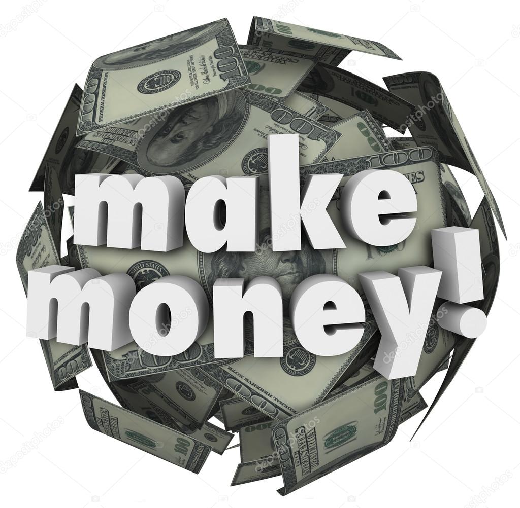 Make Money Earn Income Profit Revenue Currency Ball
