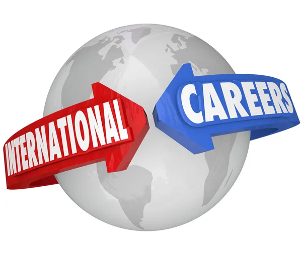 International Careers Global Business Employer Jobs — Stock Photo, Image