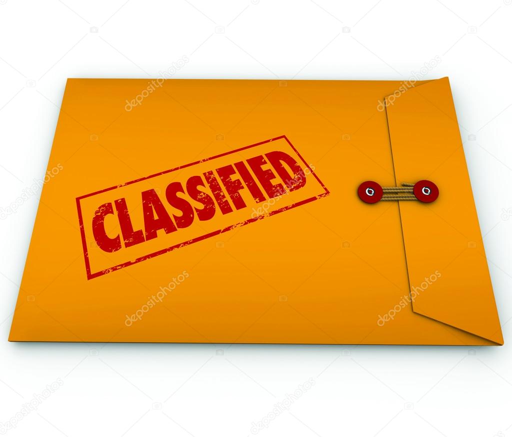 Classified Envelope Private Secret Plans Data — Stock Photo © iqoncept