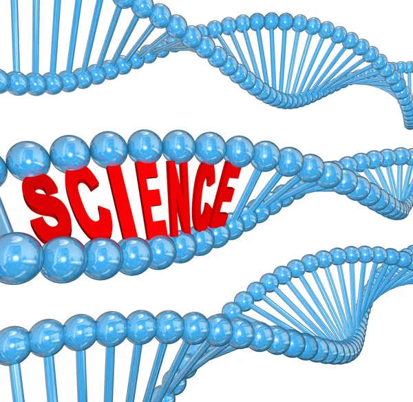 DNA nauki słowa biologia kształcenie ustawiczne — Zdjęcie stockowe