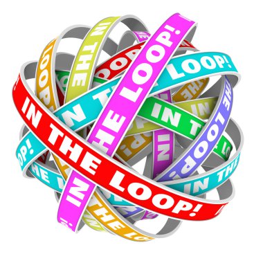 In the Loop Informed Knowledge Sharing Information clipart