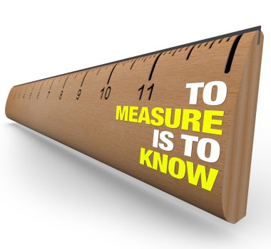 Ruler - To Measure is to Know - Importance of Metrics clipart