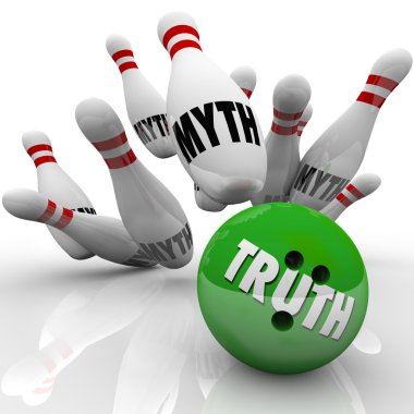 Truth Vs Myth Bowling Facts Investigating Busting Untruth clipart