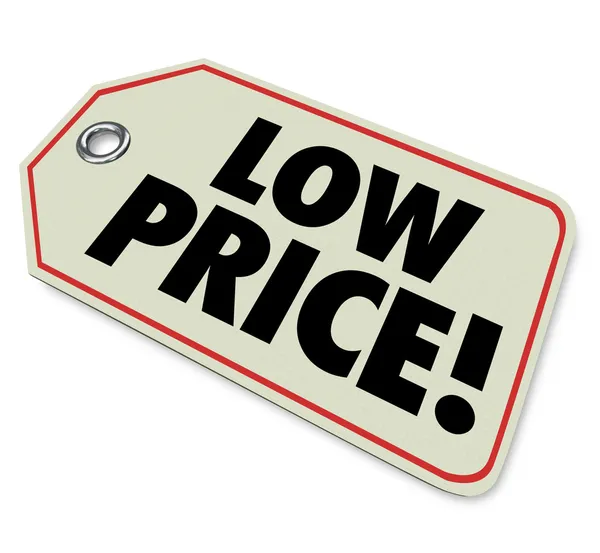 Low Price Tag Sale Clearance Discount Special Deal — Stock Photo, Image