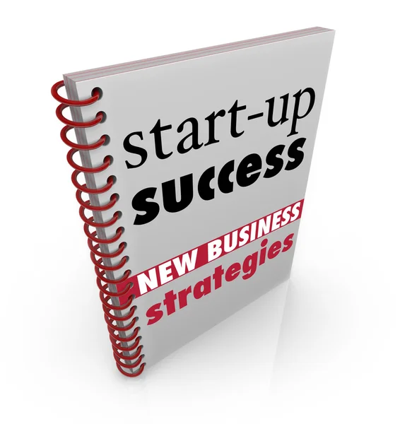 Start-Up Success New Business Strategy Advice Book — Stock Photo, Image