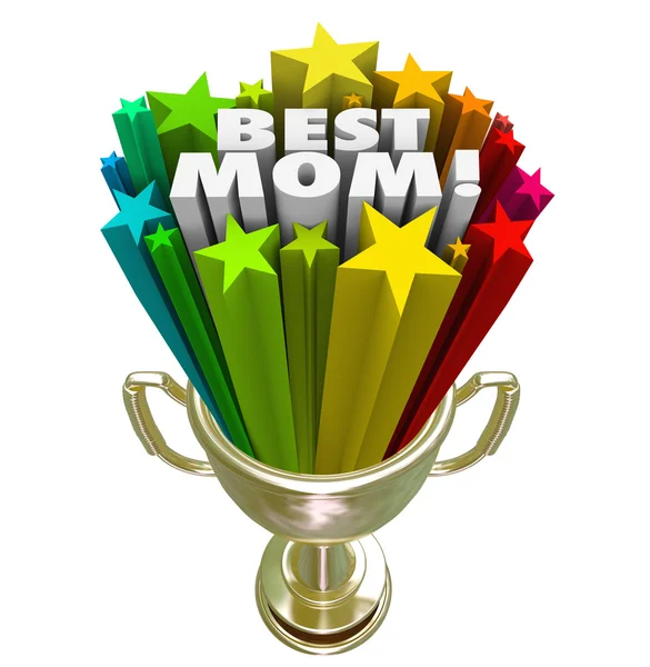 Premio a la Mejor Madre Trofeo Mundos Madre Más Grande — Foto de Stock