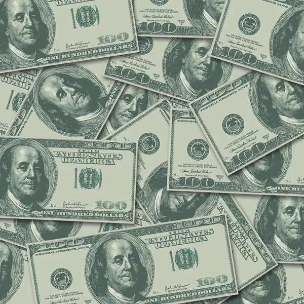 100-Dollar-Schein Geld Währung Hintergrund — Stockfoto