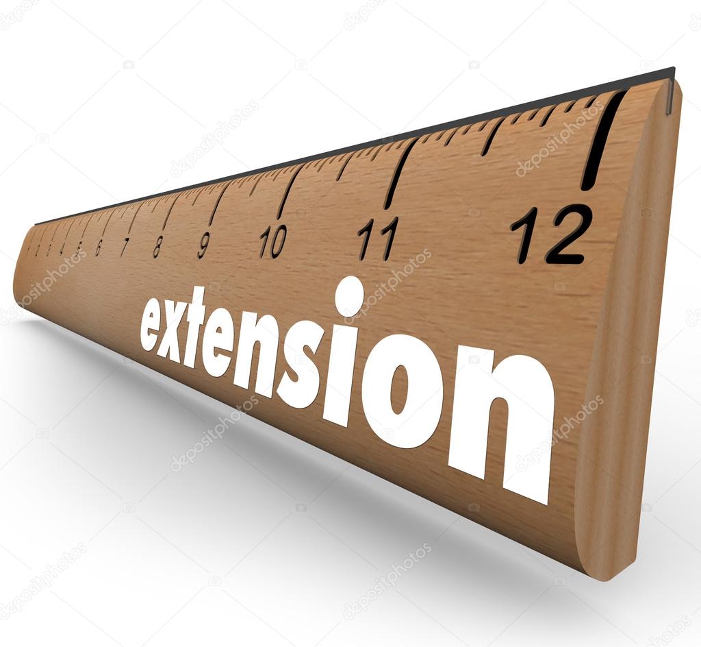 Extension Ruler Measure More Length Added Time