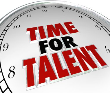 Time for Talent clipart