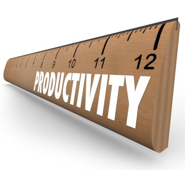 Productivity Measuring Ruler clipart