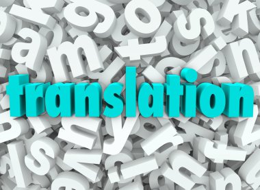 Translation 3d Letter clipart