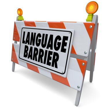 Language Barrier clipart