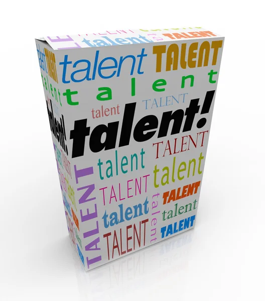 Talent woord — Stockfoto