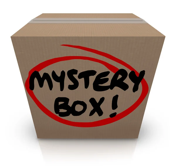 Mysterienbox — Stockfoto