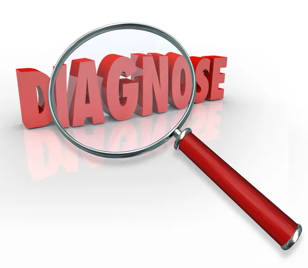 Diagnose 3D Word — Stock Photo, Image