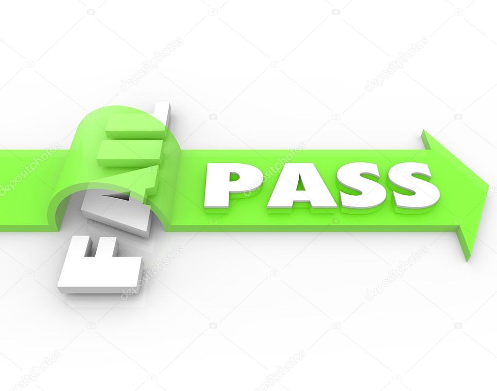 Pass Vs Fail Arrow