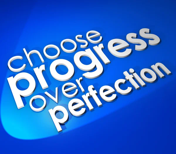 Choose Progress Over Protection — Stock Photo, Image