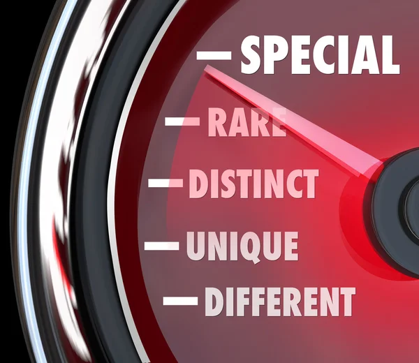 Special Distinct Different Speedometer — Stock Photo, Image