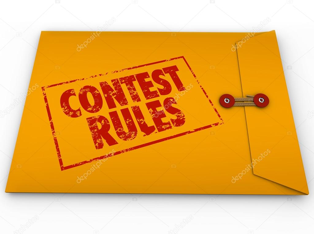 Contest Rules Classified Envelope Terms Conditions Entry Form