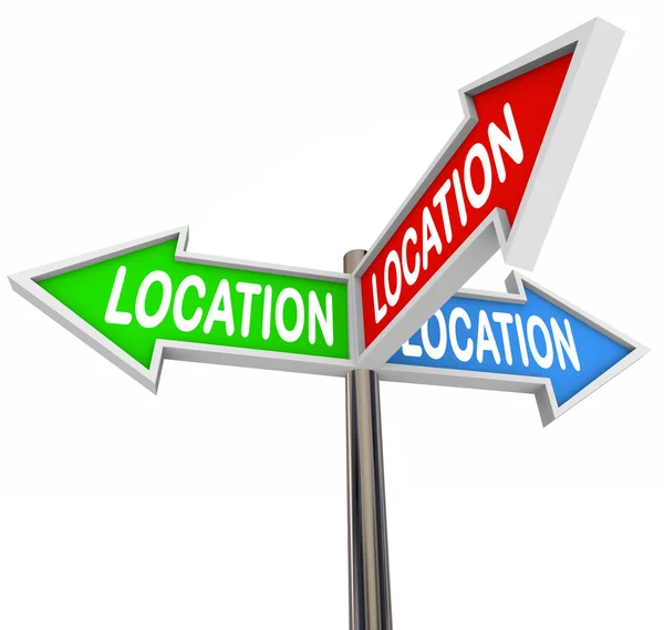 Location Signs — Stock Photo, Image