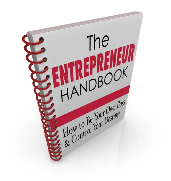 Entrepreneur Handbook — Stock Photo, Image