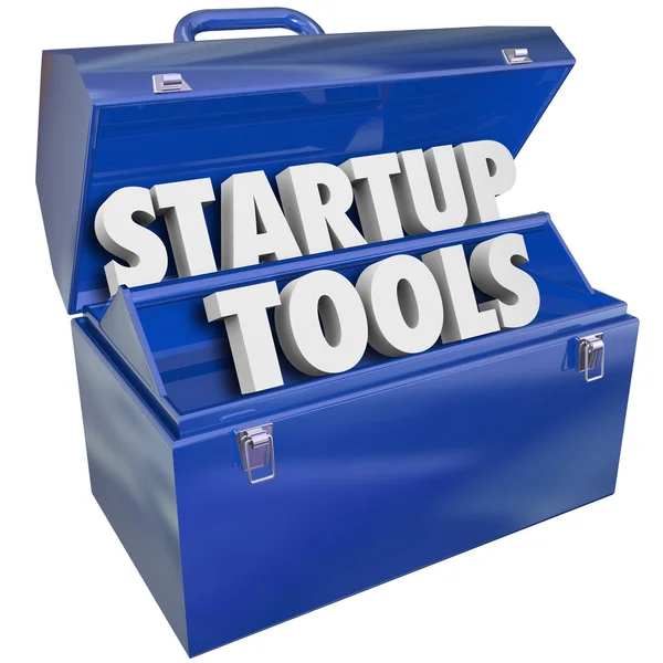 Caixa de ferramentas de ferramentas de inicialização — Fotografia de Stock