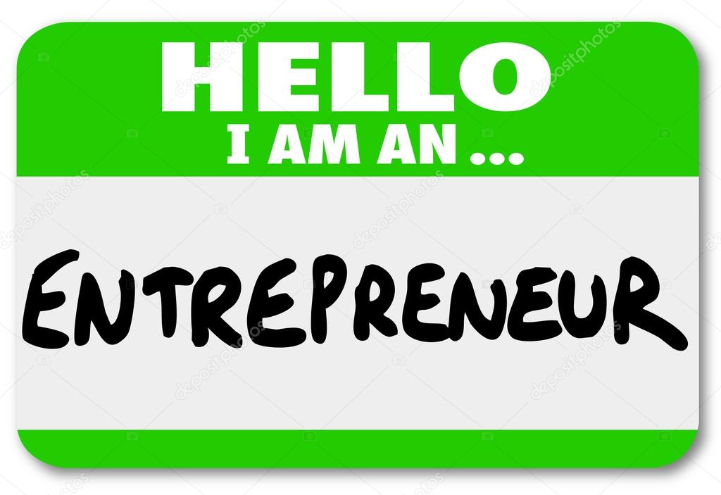 Entrepreneur Name Tag