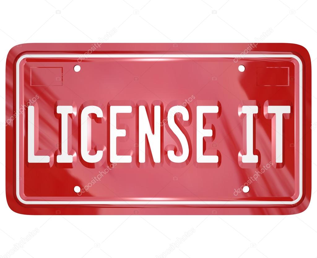 License It Vanity Plate
