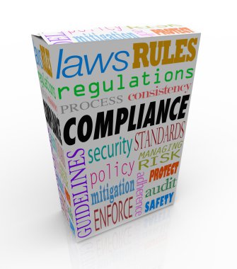 Compliance Word Product Service clipart